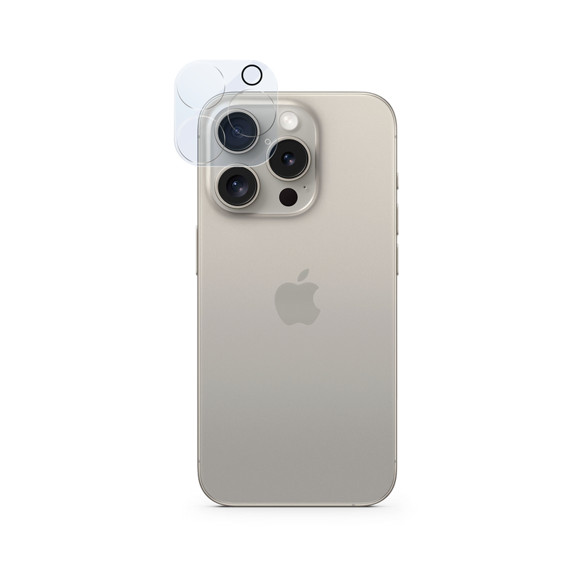 EPICO Camera Lens Protector Tempered iPhone 15 Pro/15 Pro Max Aleph ألف