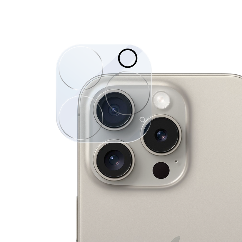 EPICO Camera Lens Protector Tempered iPhone 15 Pro/15 Pro Max Aleph ألف