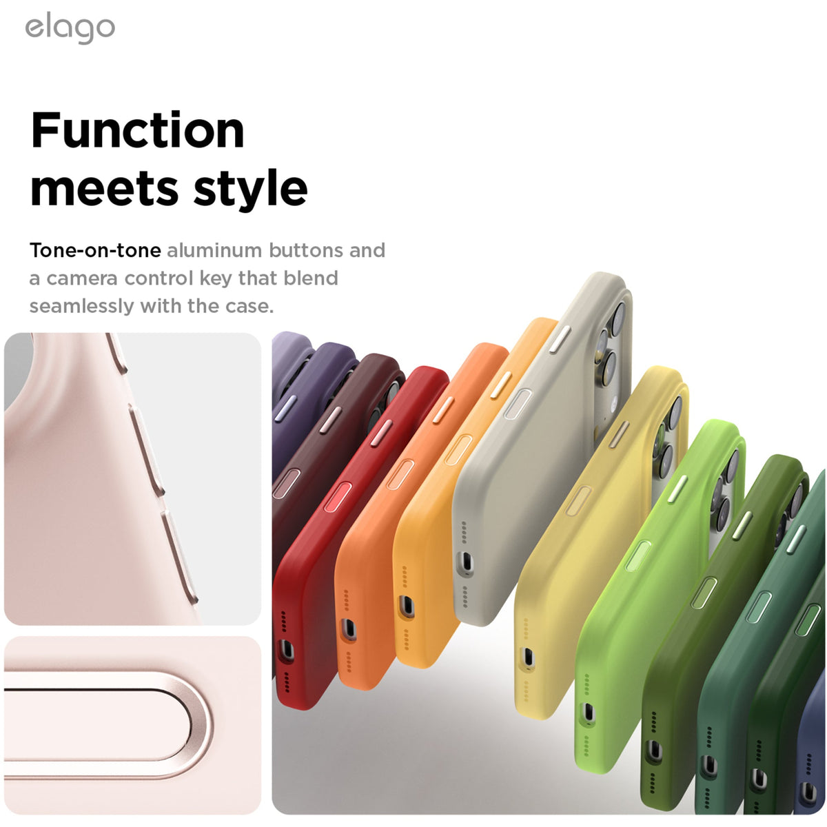 Elago Silicone Case with MagSafe for iPhone 17 Pro - Light Pink