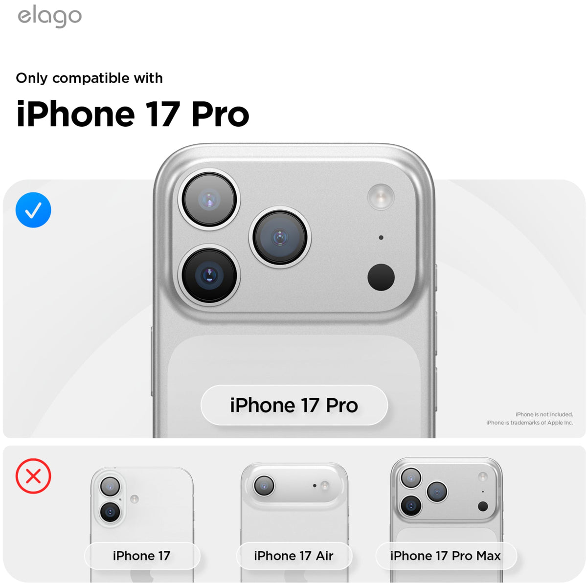Elago Silicone Case with MagSafe for iPhone 17 Pro - Stone