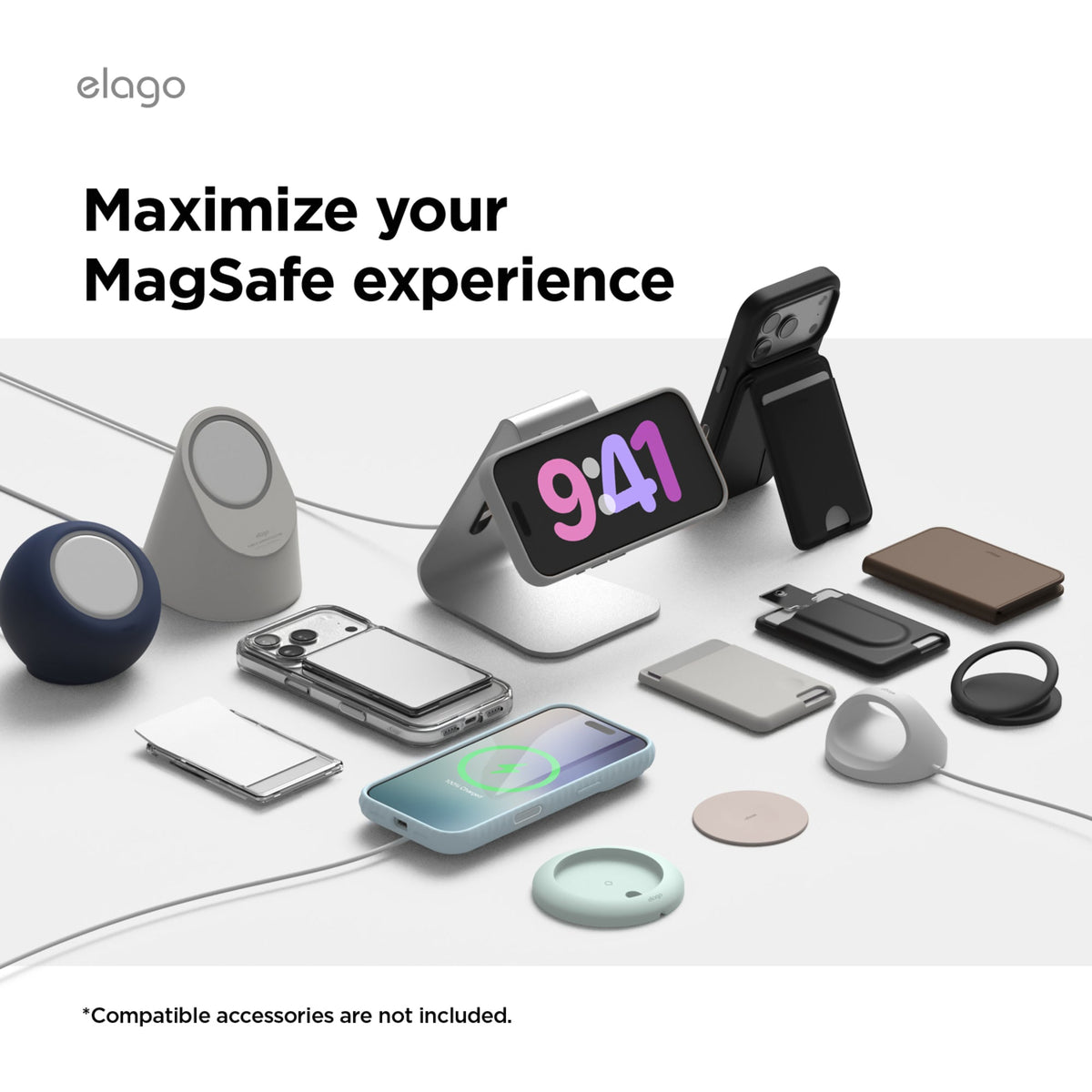 Elago Silicone Case with MagSafe for iPhone 17 Pro - Stone