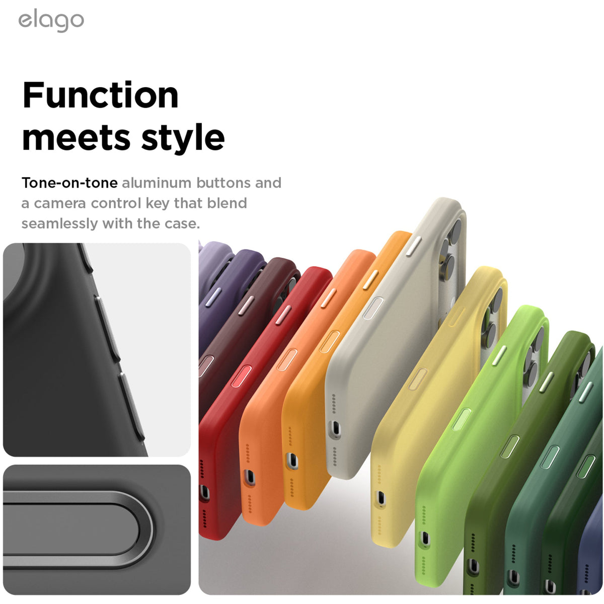Elago Silicone Case with MagSafe for iPhone 17 Pro Max - Black