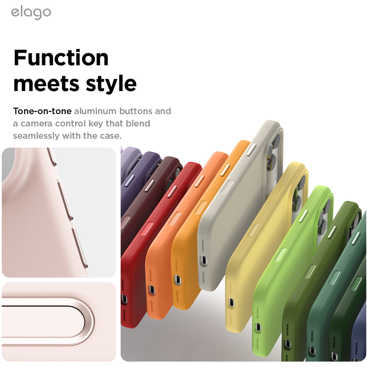 Elago Silicone Case with MagSafe for iPhone 17 Pro Max - Light Pink