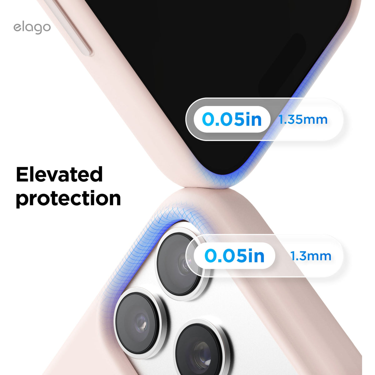 Elago Silicone Case with MagSafe for iPhone 17 Pro Max - Light Pink