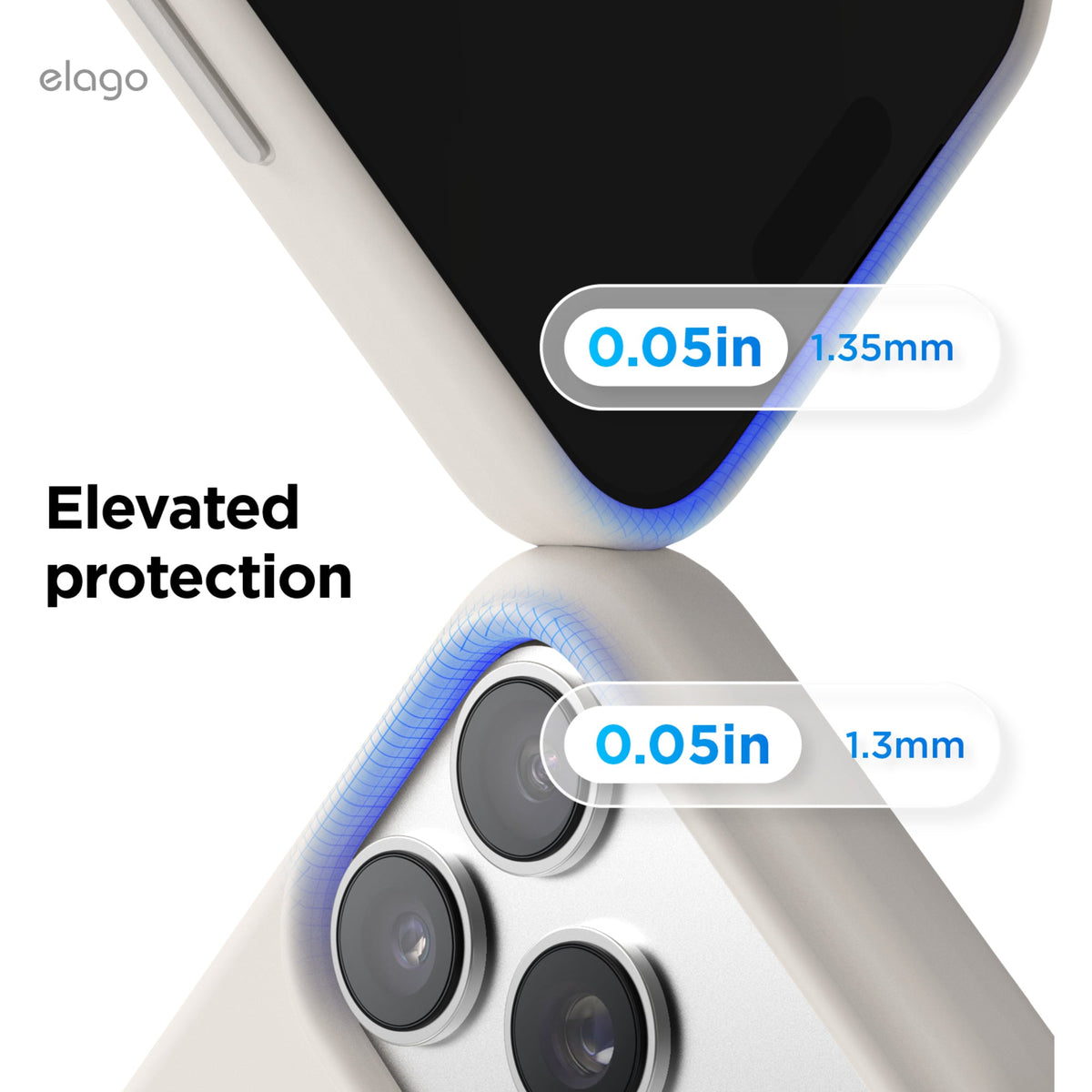 Elago Silicone Case with MagSafe for iPhone 17 Pro Max - Stone