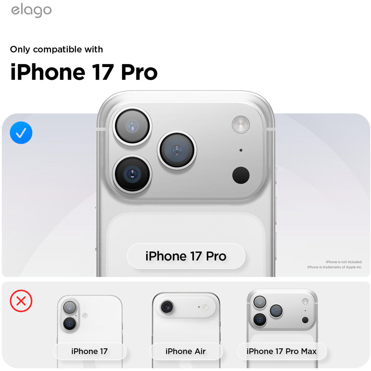 Elago Urban Clear Case with MagSafe for iPhone 17 Pro / iPhone 18 Pro - Clear