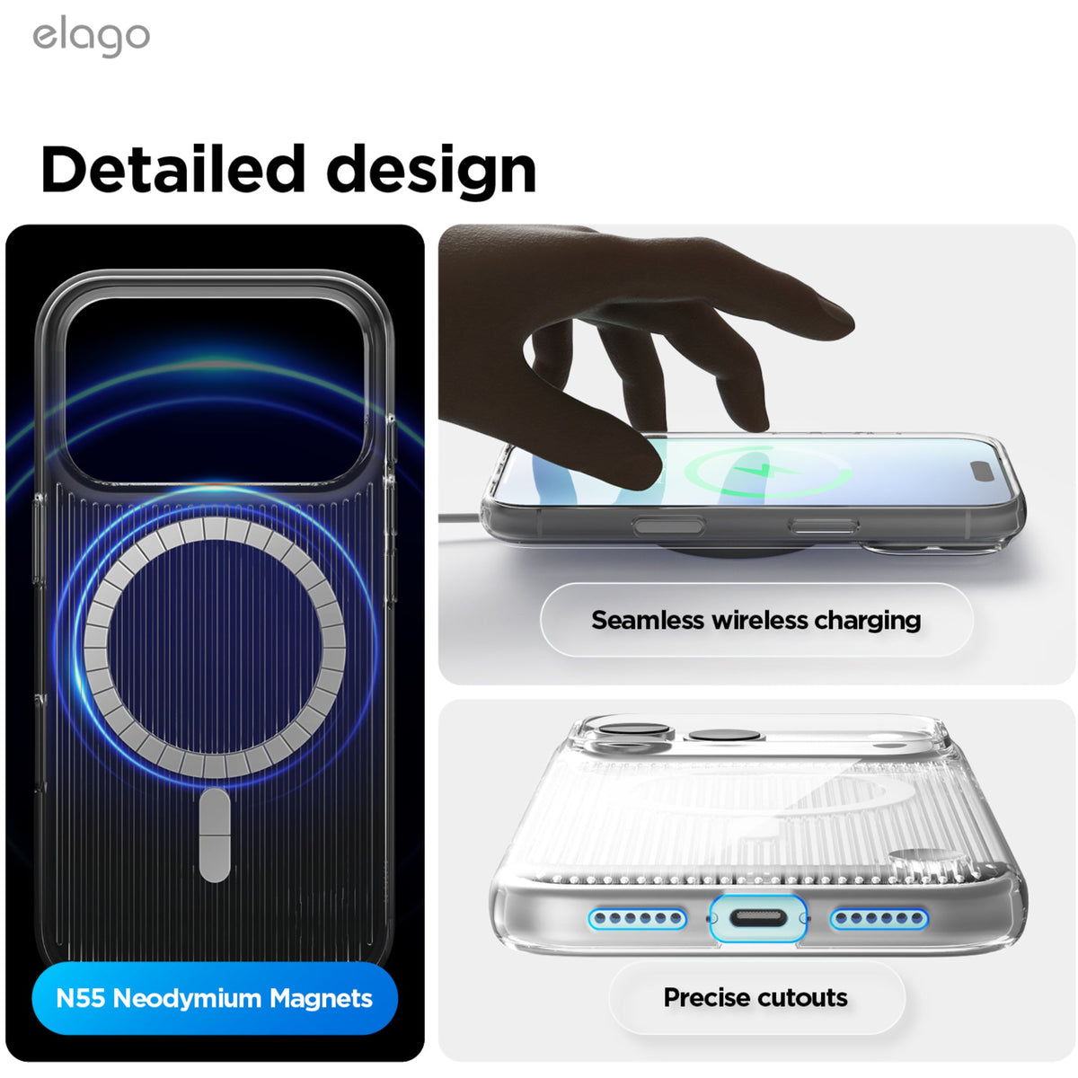 Elago Urban Clear Case with MagSafe for iPhone 17 Pro Max / iPhone 18 Pro Max - Clear