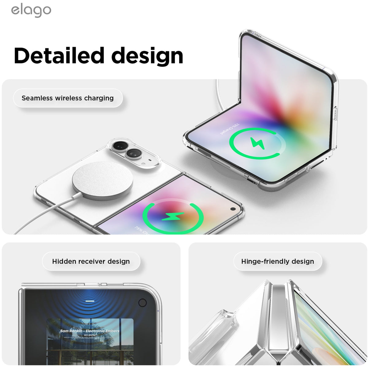 Elago Hybrid Clear Case with MagSafe for iPhone Duo - Clear