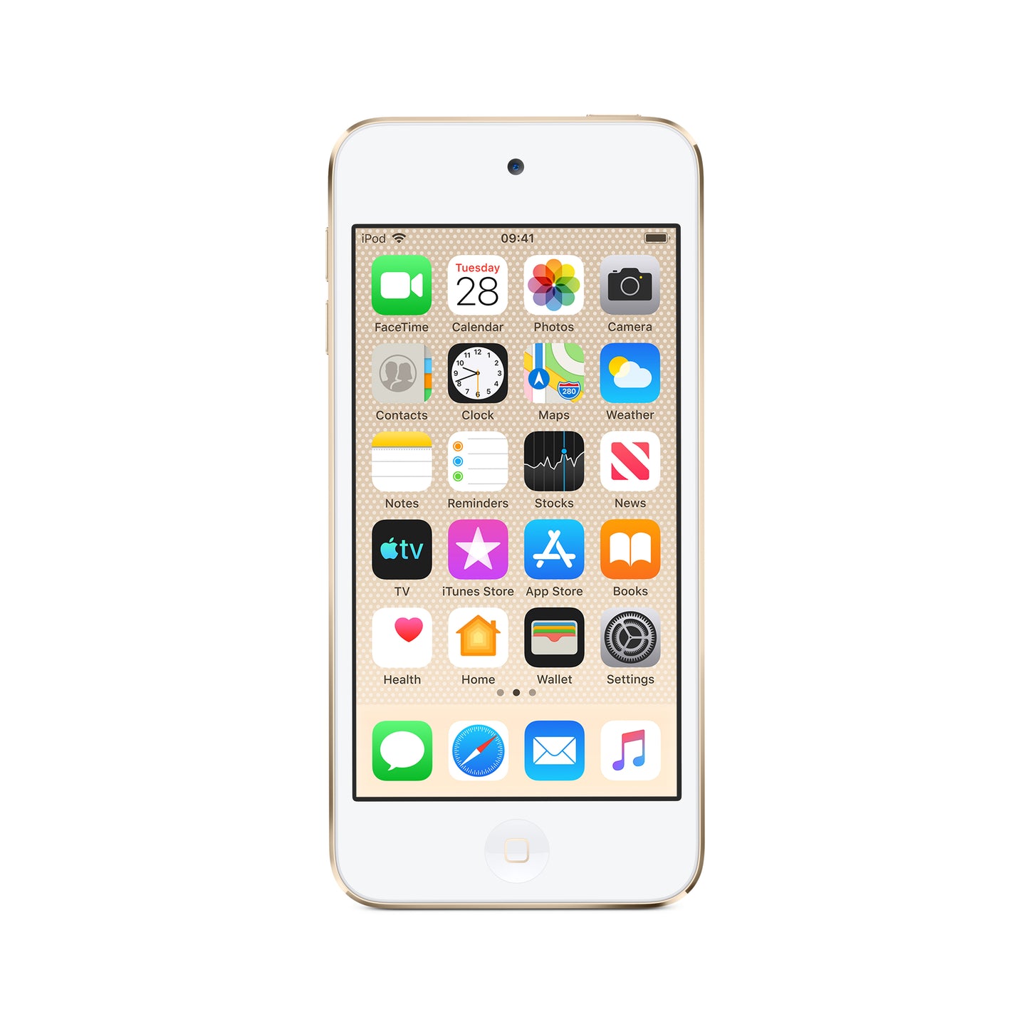 iPod touch ذهبي