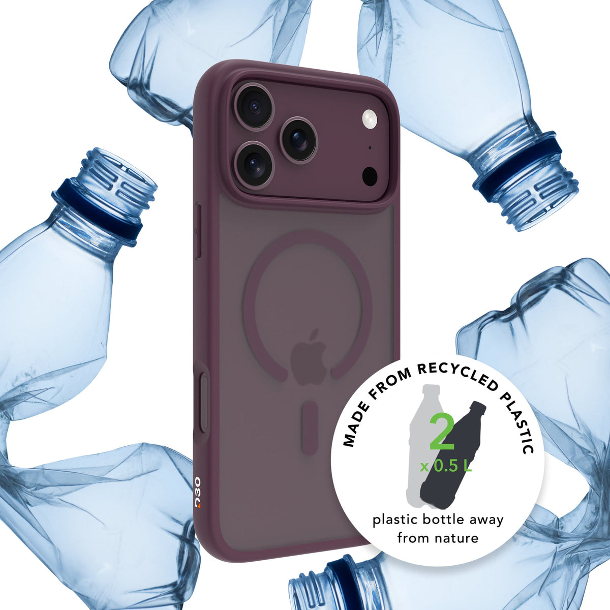 Dbramante Grenen Ultra D3O Case with MagSafe for iPhone 18 Pro / iPhone 17 Pro - Purple