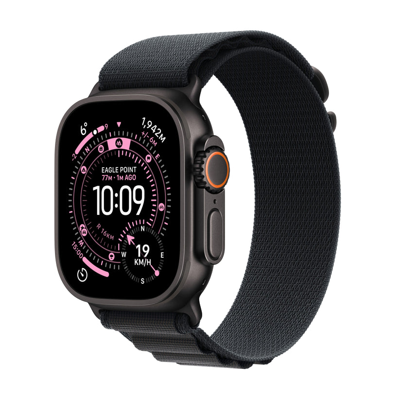 Apple Watch Ultra GPS Cellular 49mm Black Titanium Case with