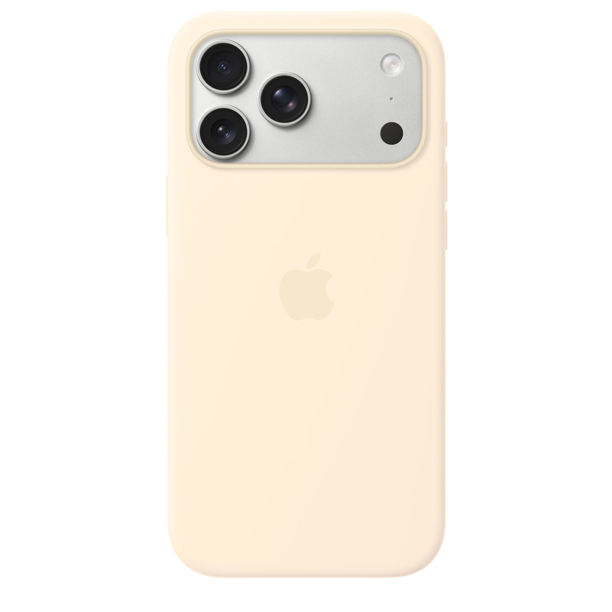 iPhone 17 Pro Max Silicone Case with MagSafe – Vanilla
