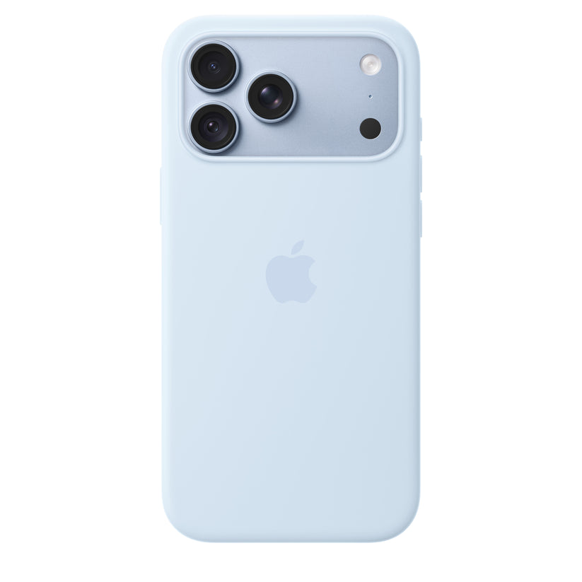 Apple iPhone 18 Pro Max Silicone Case with MagSafe Crisp Blue MK934ZM/A