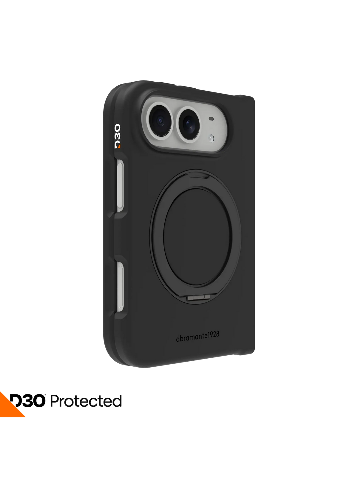 Dbramante Iceland Ultra D3O Kickstand Case with MagSafe for iPhone Duo - Black