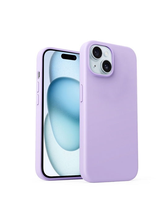 AUKEY Magnetic Hrd-Shell Phone Case Midnight iPhone 15 Pink