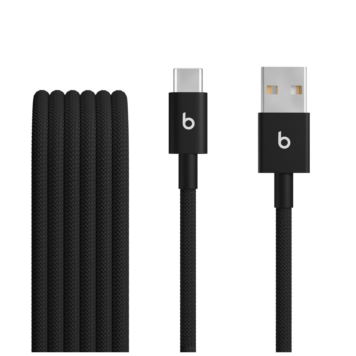 Beats USB-A to USB-C Woven Cable (1.5 m) Bolt Black
