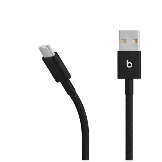 Beats USB-A to USB-C Woven Cable (1.5 m) Bolt Black
