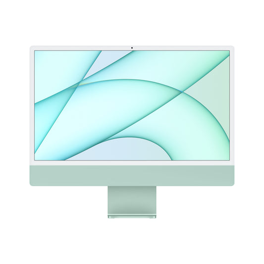 iMac مقاس 24 انش مع شاشة Retina 4.5K: شريحة Apple M1 مع وحدة معالجة مركزية 8 نوى ووحدة معالجة رسومات 8 نوى، 512 جيجابايت - أخضر
