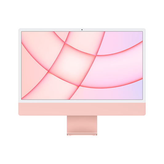 iMac مقاس 24 انش مع شاشة Retina 4.5K: شريحة Apple M1 مع وحدة معالجة مركزية 8 نوى ووحدة معالجة رسومات 8 نوى، 512 جيجابايت - وردي