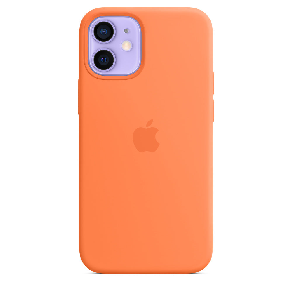 iPhone 12 mini Silicone Case with MagSafe - Kumquat