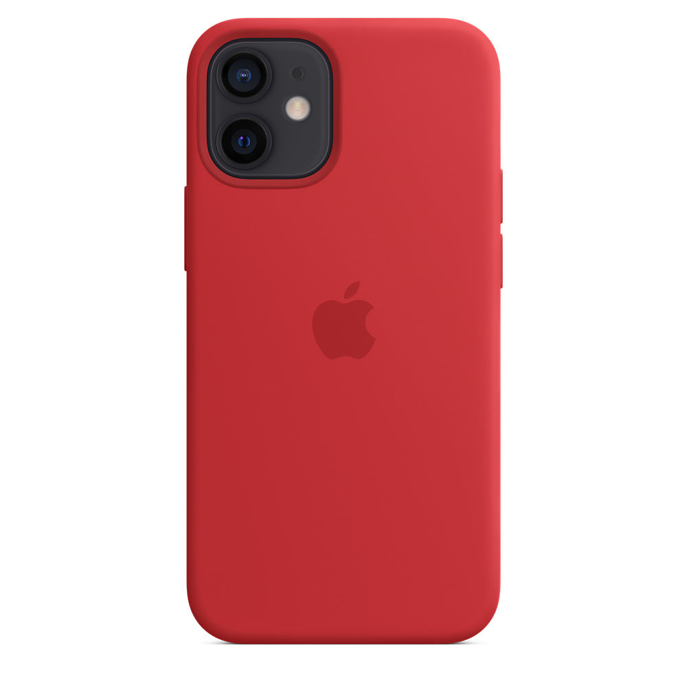 iPhone 12 mini Silicone Case with MagSafe (PRODUCT)RED