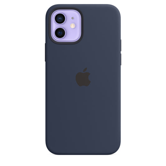 iPhone 12 | 12 Pro Silicone Case with MagSafe - Deep Navy