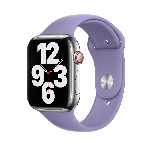 حزام رياضي English Lavender لساعة Apple Watch مقاس 45 مم - عادي