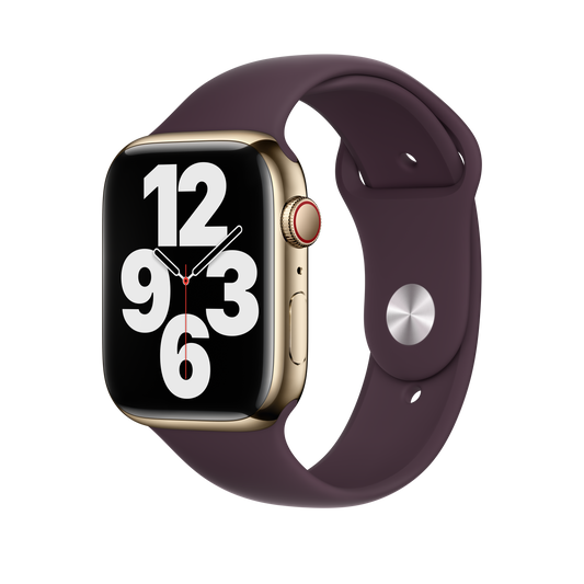 حزام رياضي Dark Cherry لساعة Apple Watch مقاس 45 مم - عادي