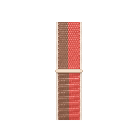 حزام Loop رياضي Pink Pomelo/Tan لساعة Apple Watch مقاس 41 مم
