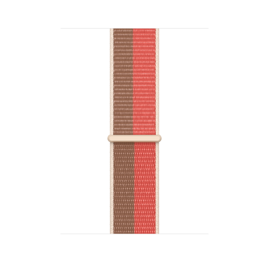 حزام Loop رياضي Pink Pomelo/Tan لساعة Apple Watch مقاس 45 مم
