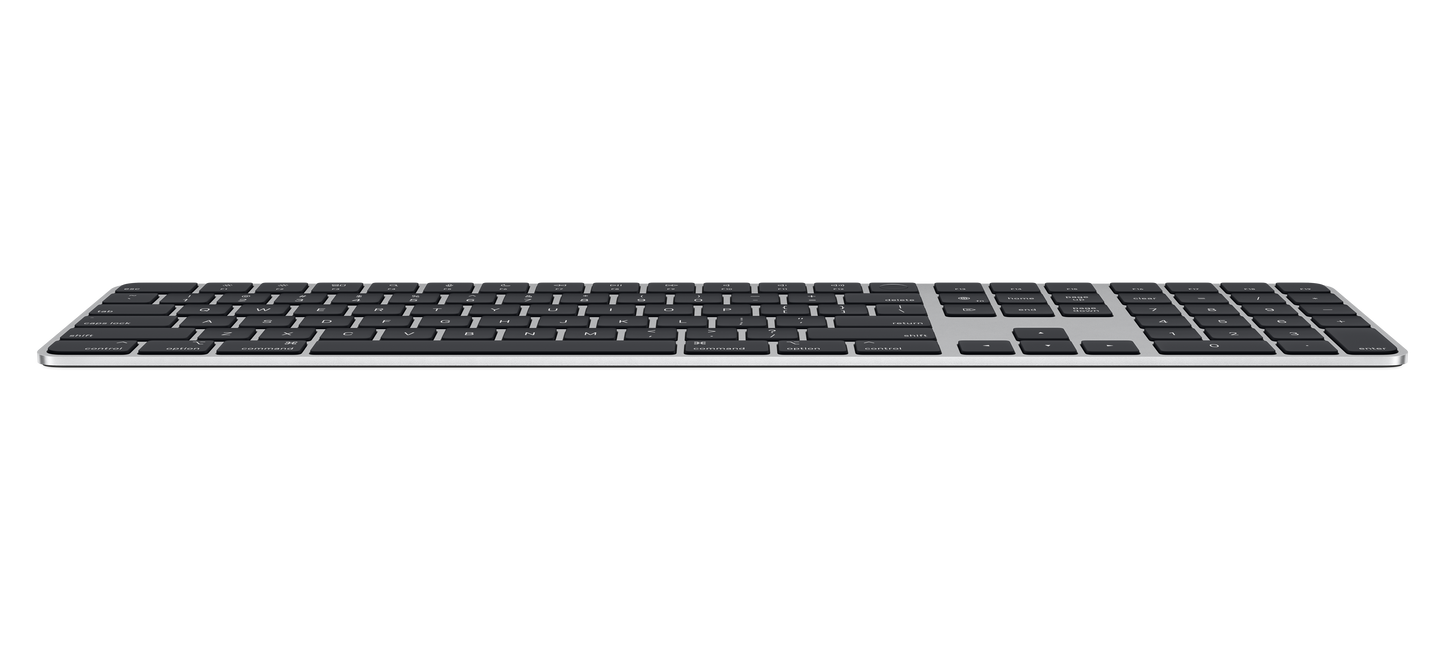 Magic Keyboard مع مستشعر اللمس ولوحة أرقام لأجهزة Mac ذات معالج Apple silicon - العربية - أزرار سوداء