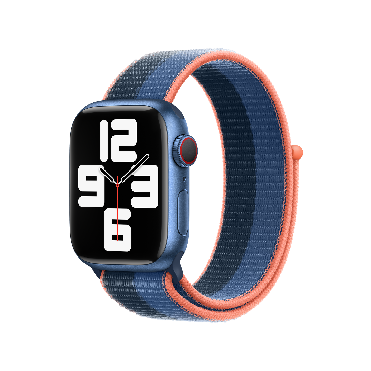 حزام Loop رياضي Blue Jay/Abyss Blue لساعة Apple Watch مقاس 41 مم