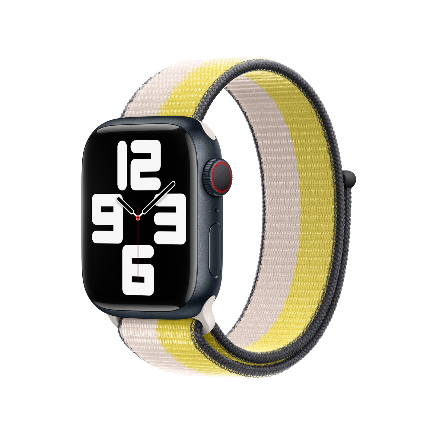 حزام Loop رياضي Oat Milk/Lemon لساعة Apple Watch مقاس 41 مم