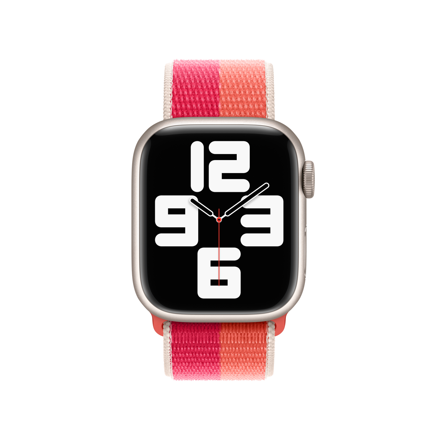 حزام Loop رياضي Nectarine/Peony لساعة Apple Watch مقاس 41 مم