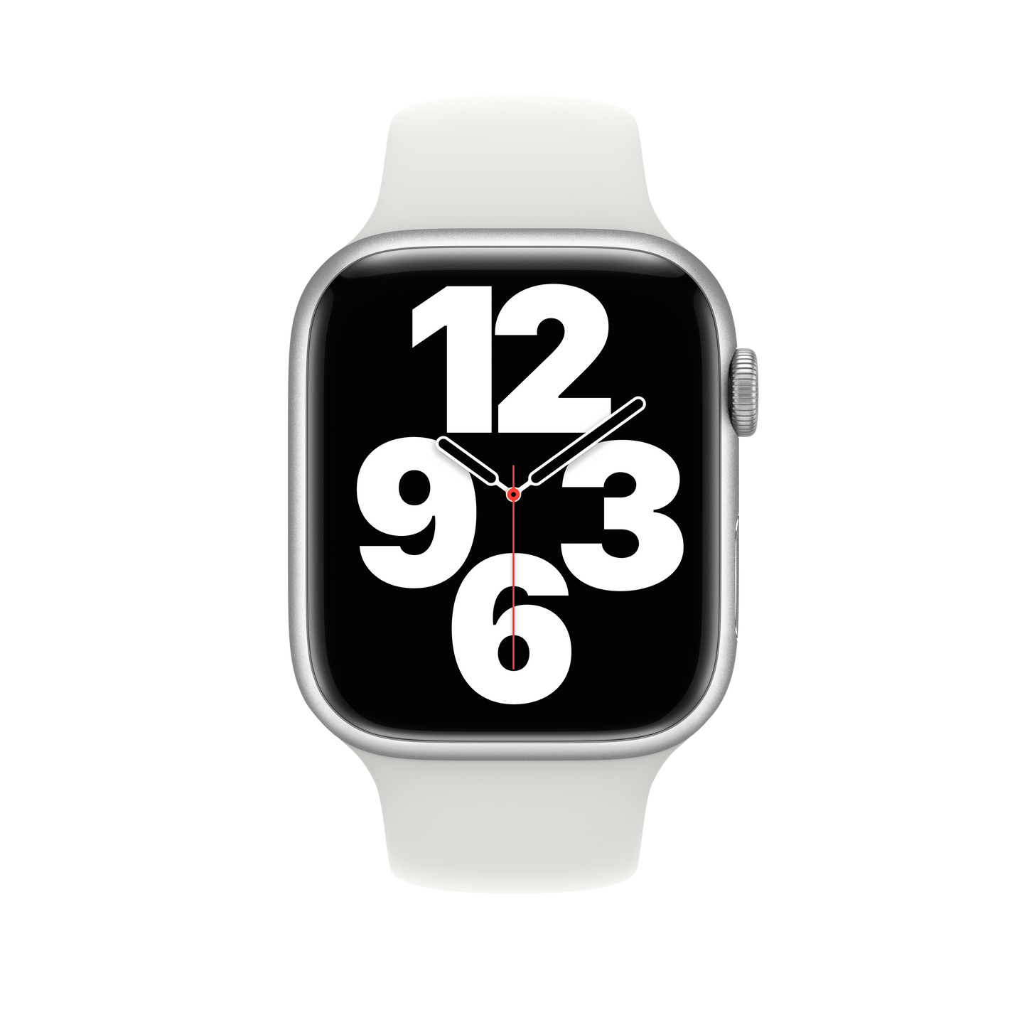 حزام رياضي White لساعة Apple Watch مقاس 45 مم 