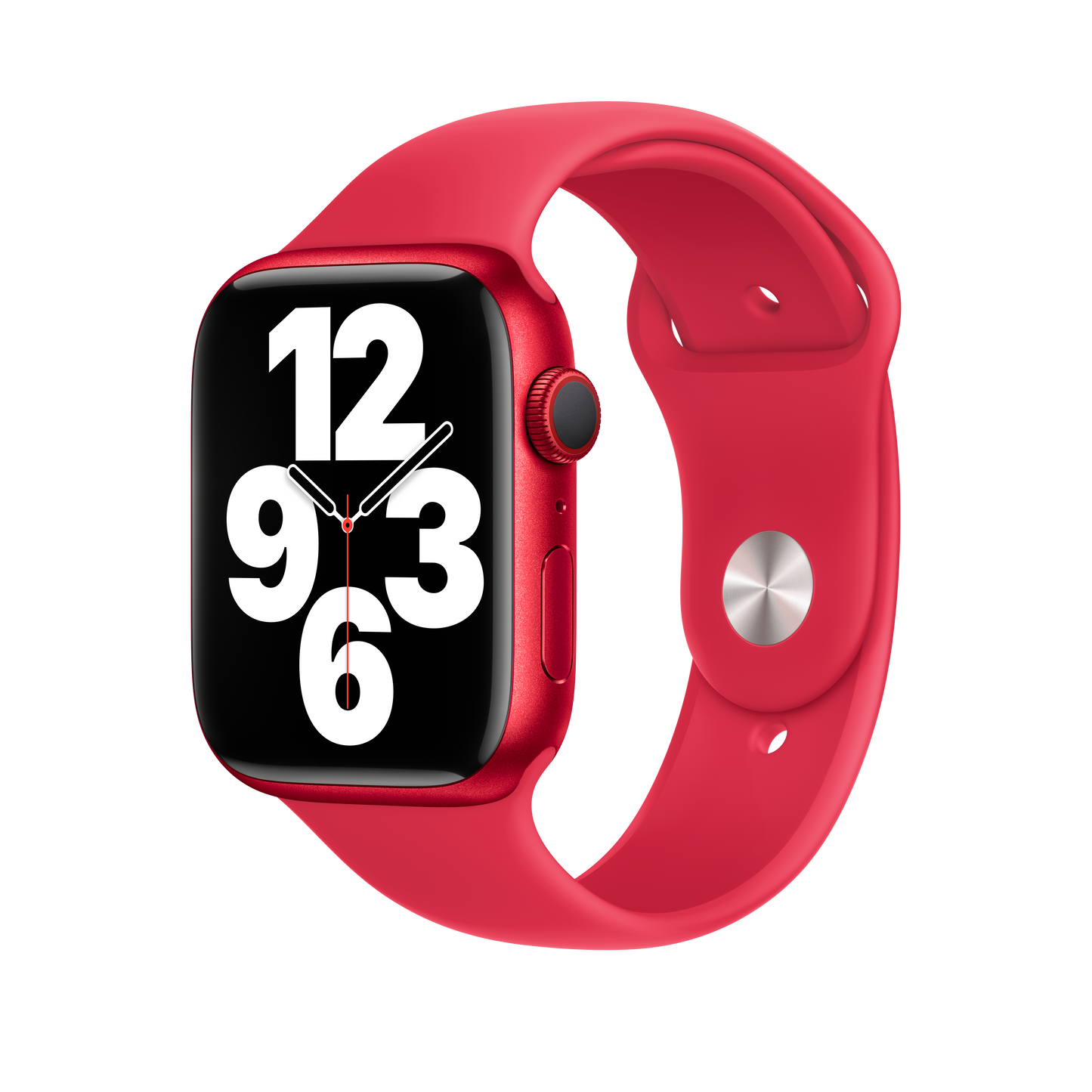 حزام رياضي (PRODUCT)RED لساعة Apple Watch مقاس 45 مم 