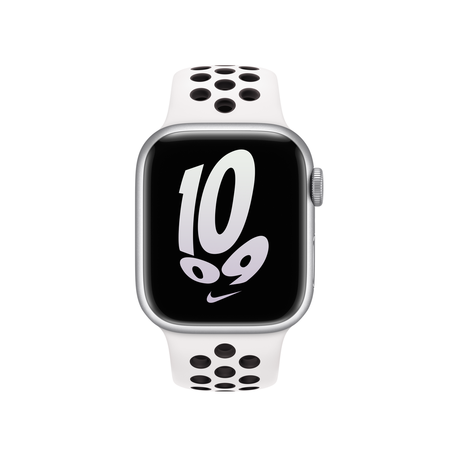 حزام رياضي Nike Summit White/Black لساعة Apple Watch مقاس 41 مم