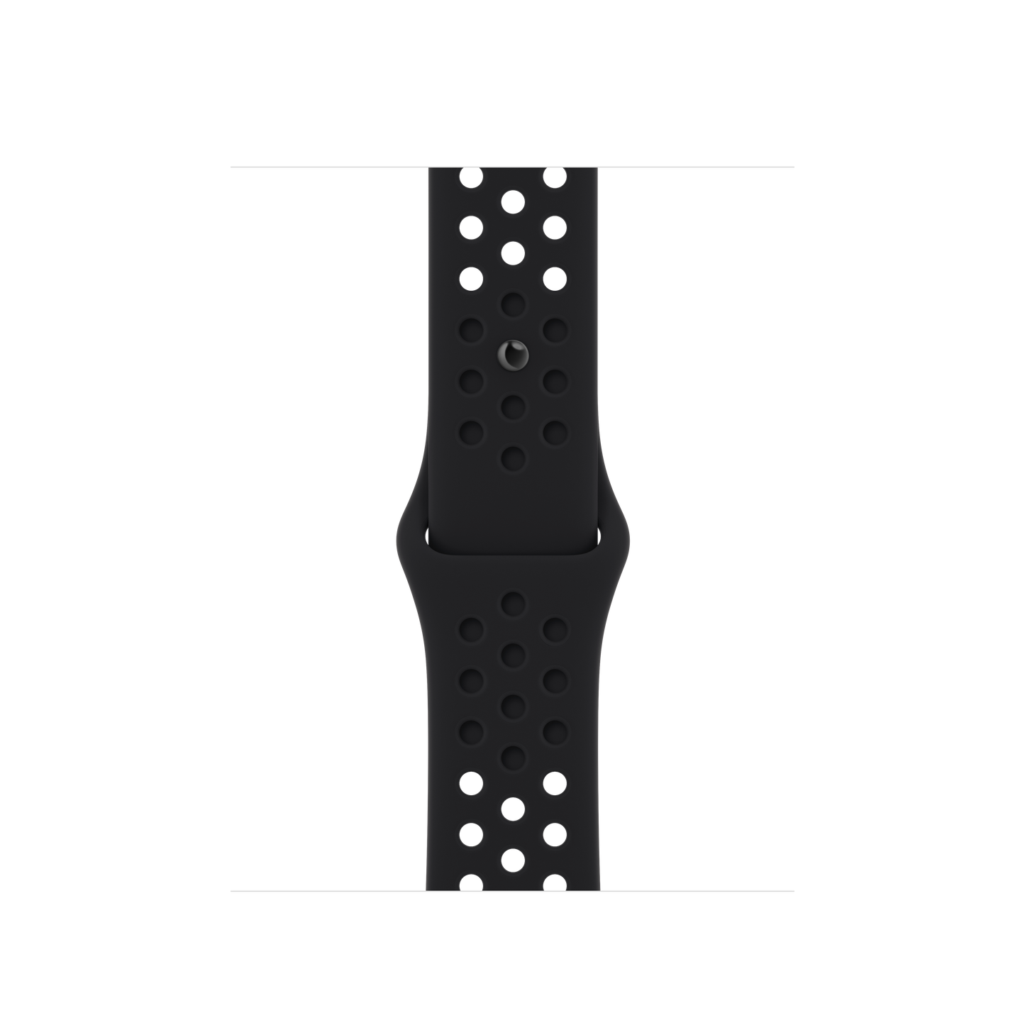 حزام رياضي Nike Black/Black لساعة Apple Watch مقاس 41 مم