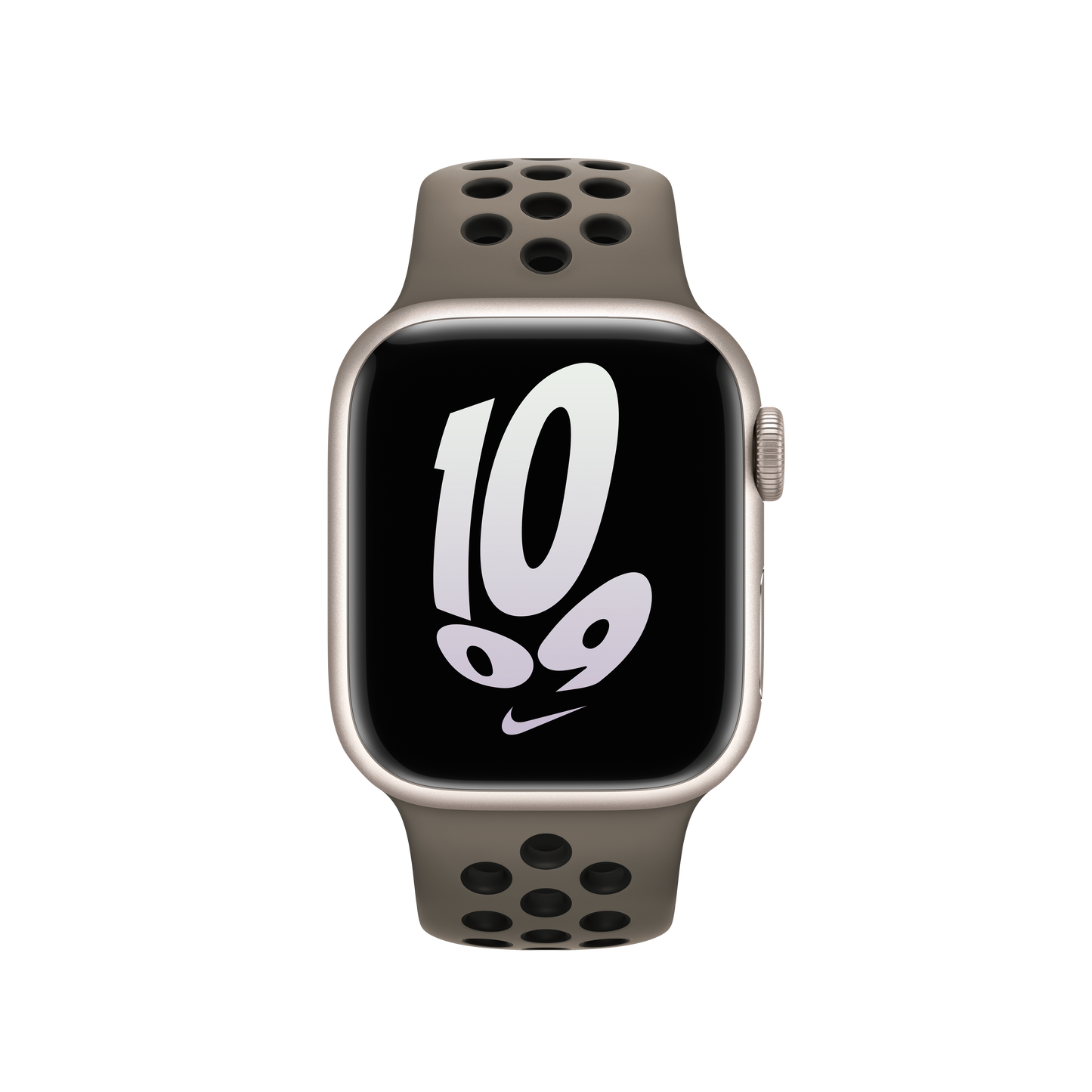 حزام رياضيNike Olive Grey/Black  لساعة Apple Watch مقاس 41 مم