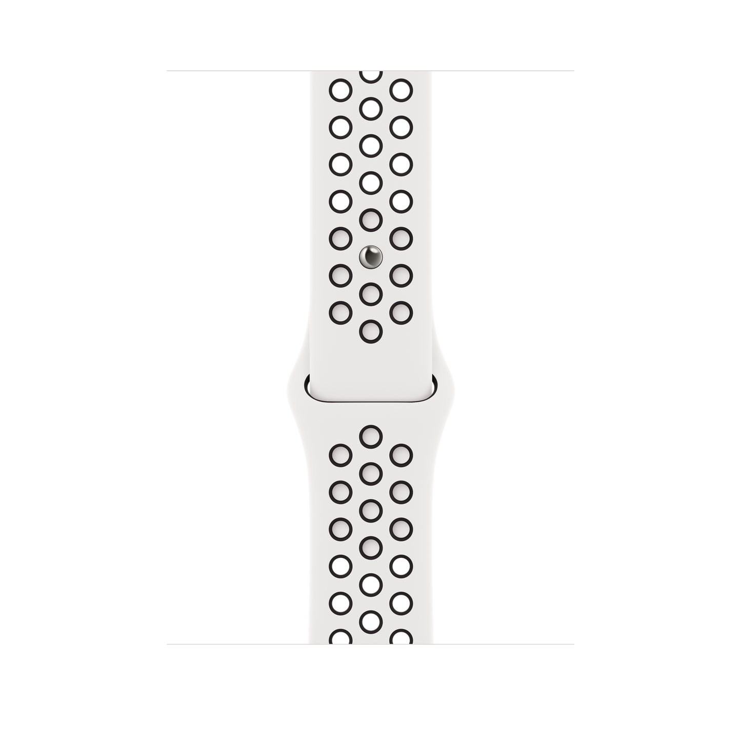 حزام رياضي Nike Summit White/Black لساعة Apple Watch مقاس 45 مم
