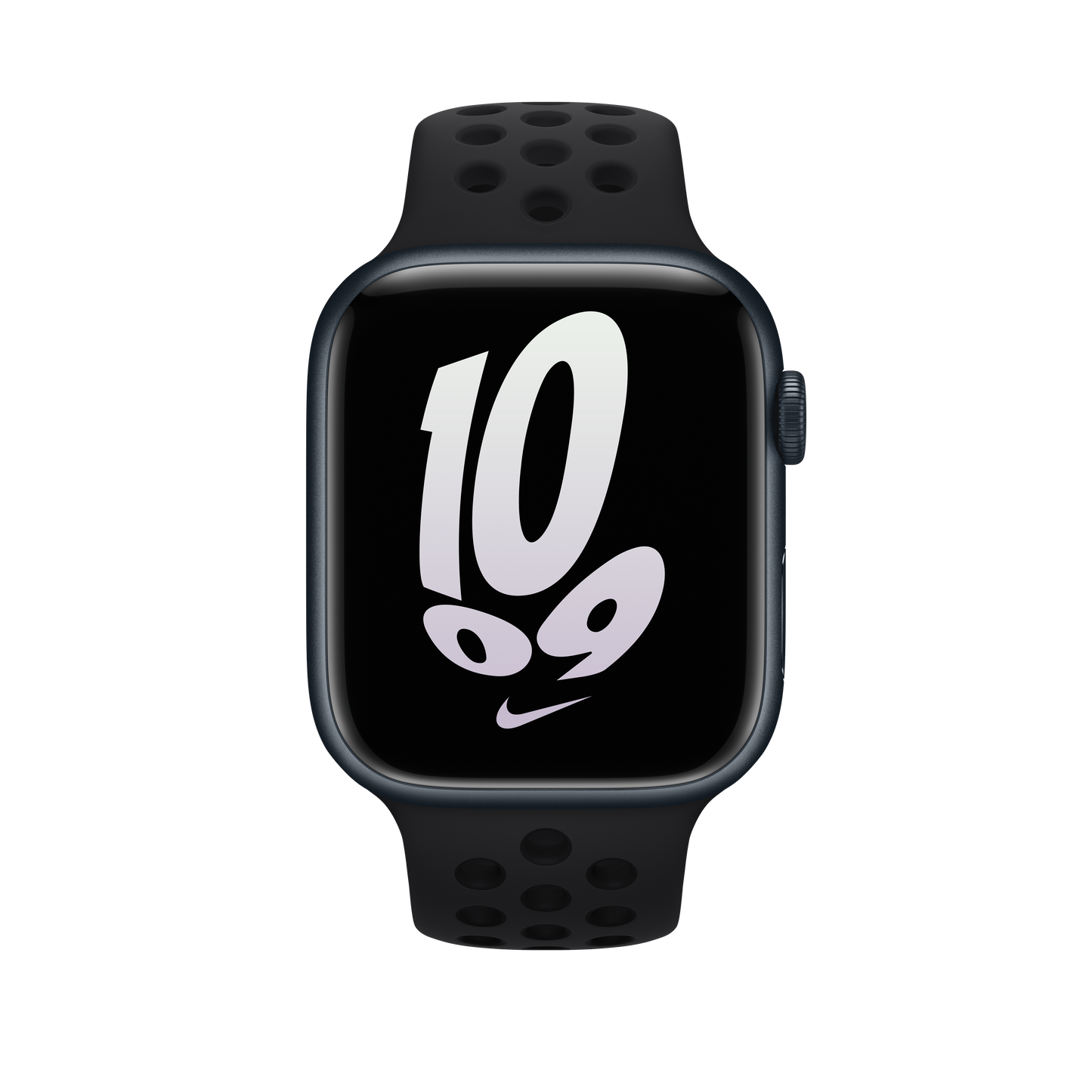 حزام رياضي Nike Black/Black  لساعة Apple Watch مقاس 45 مم