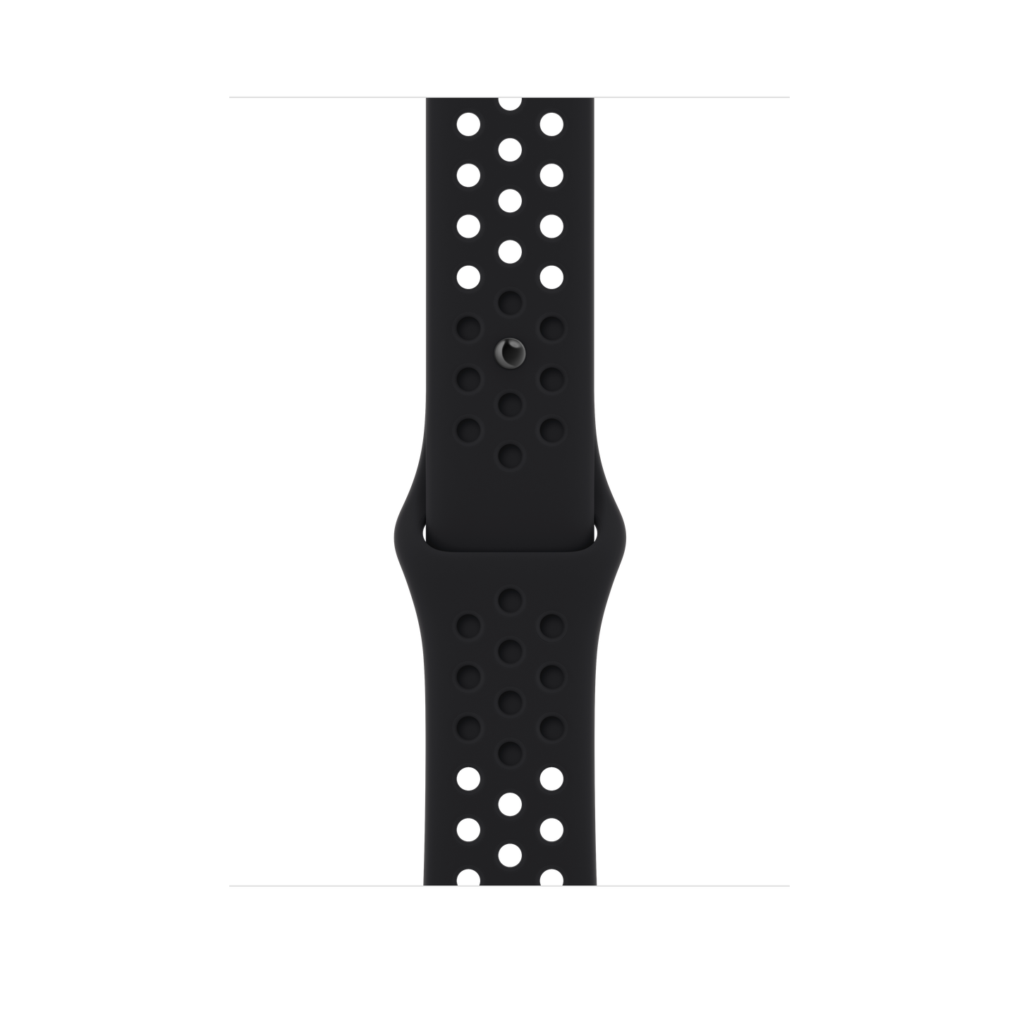 حزام رياضي Nike Black/Black  لساعة Apple Watch مقاس 45 مم