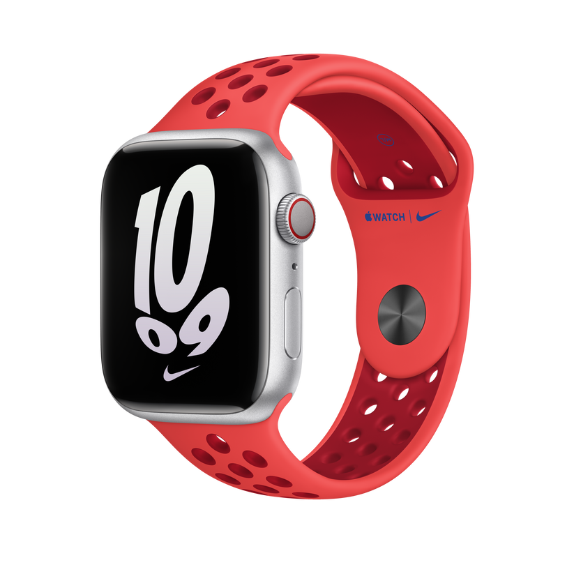 45mm Bright Crimson Gym Red Nike Sport Band Aleph
