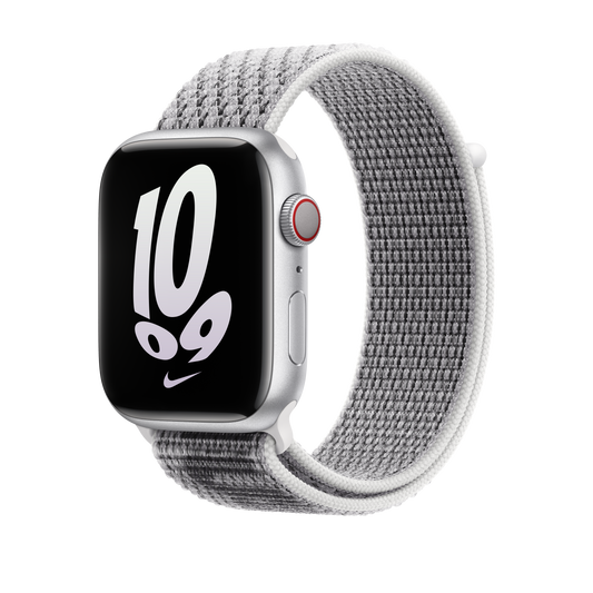 45mm Summit White/Black Nike Sport Loop