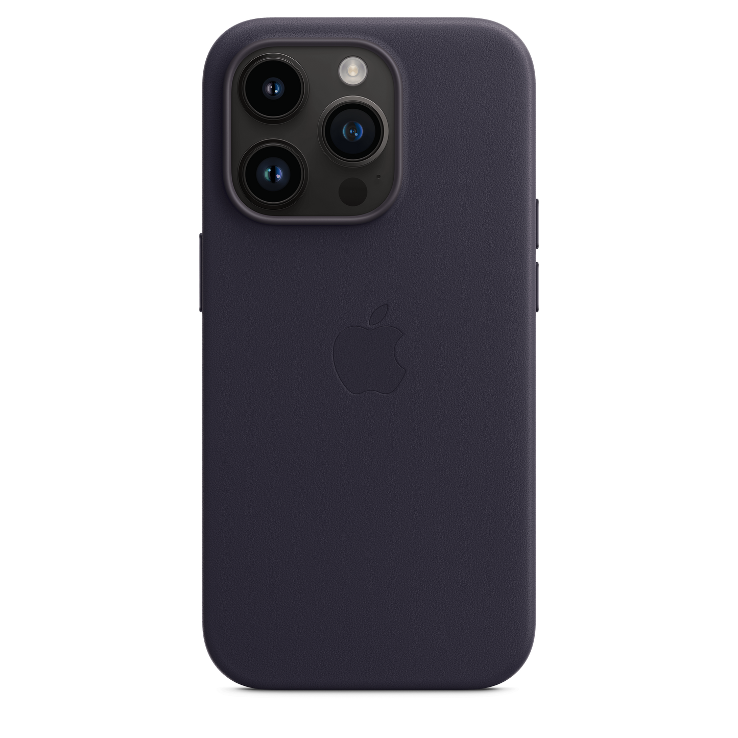 حافظة iPhone 14 Pro الجلدية بتقنية ‏MagSafe‏  - لون ميدنايت