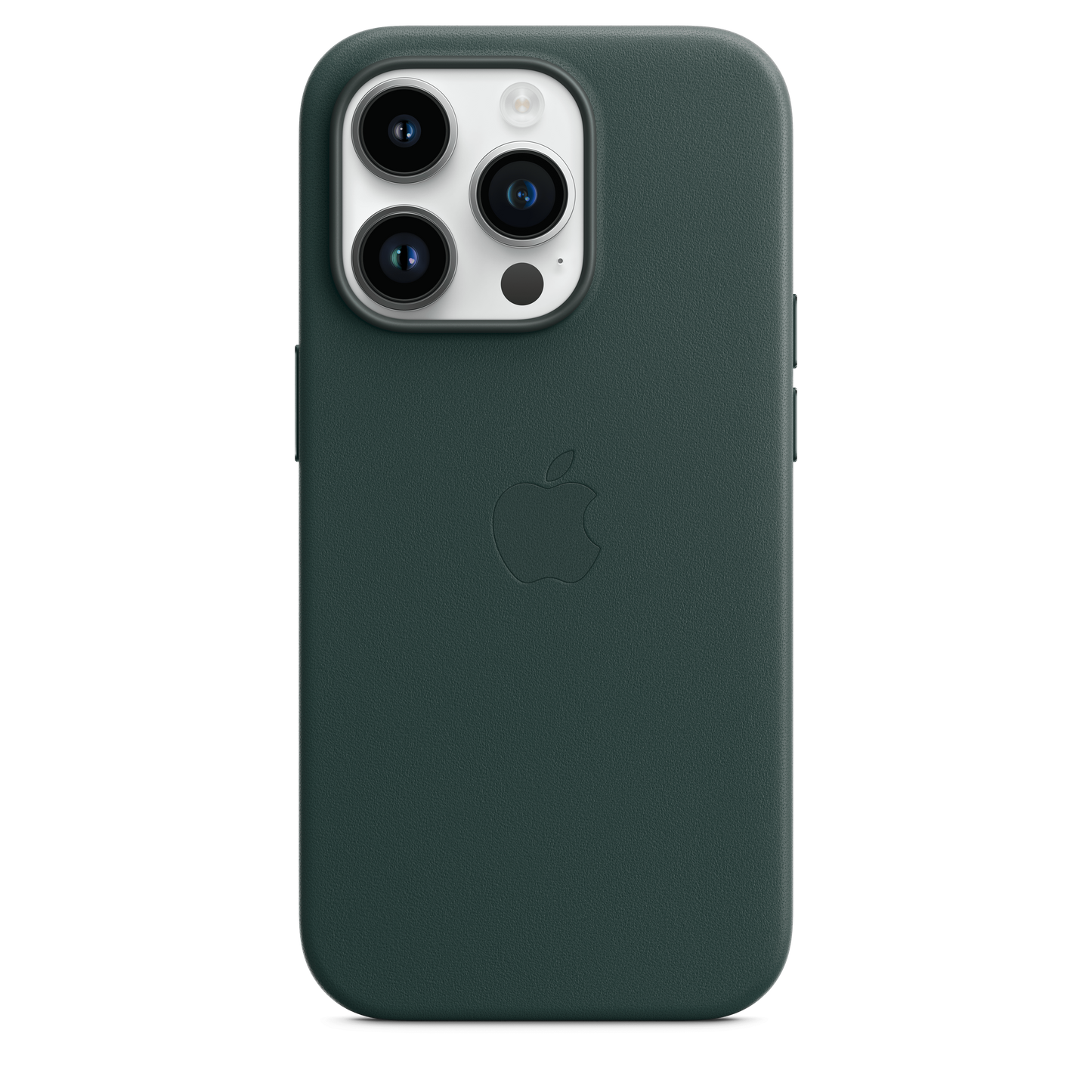 حافظة iPhone 14 Pro الجلدية بتقنية ‏MagSafe‏ - لون اخضر فورست​​​​​​