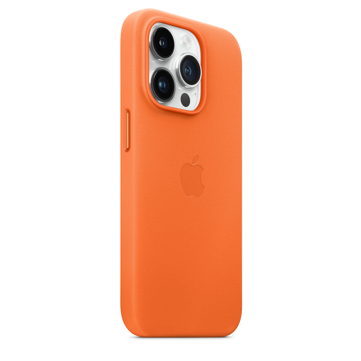 iPhone 14 Pro Leather Case with MagSafe - Orange