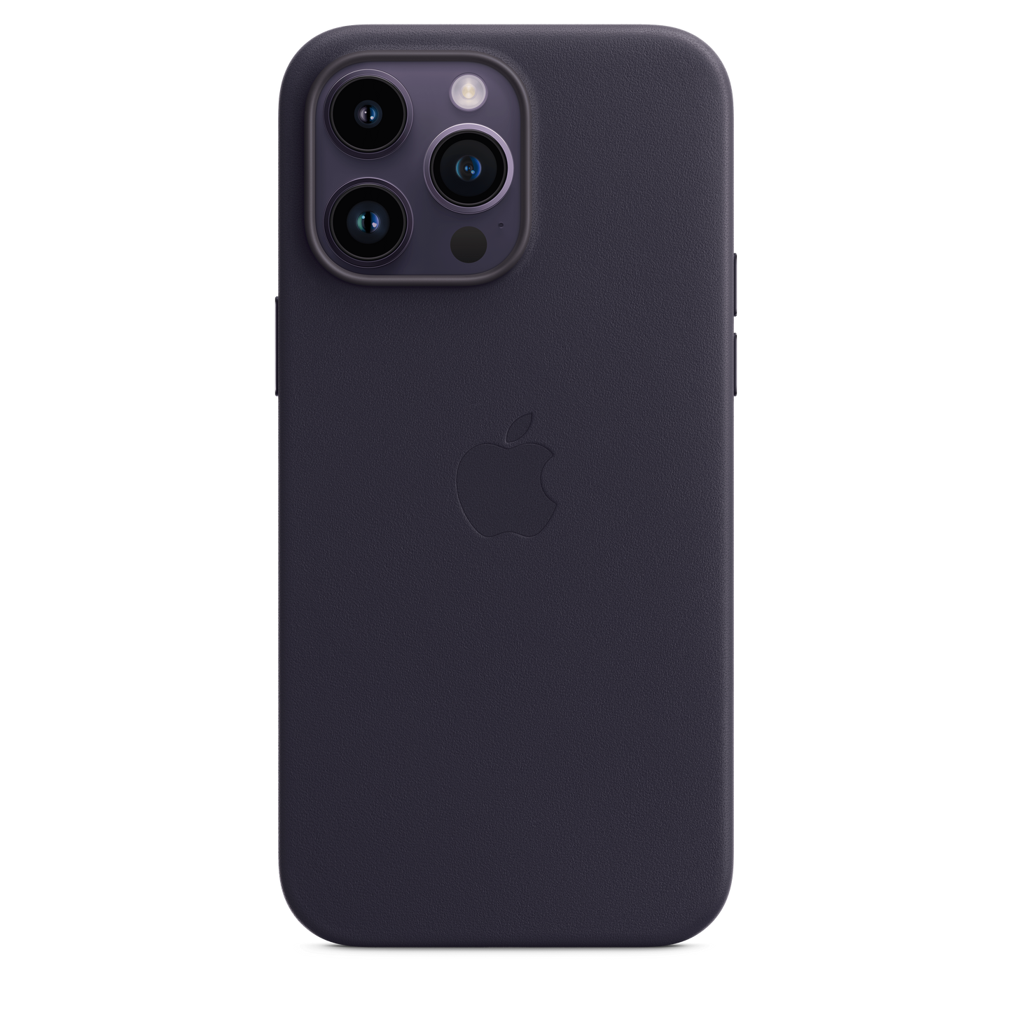 حافظة iPhone 14 Pro Max الجلدية بتقنية ‏MagSafe‏ - لون ازرق داكن​