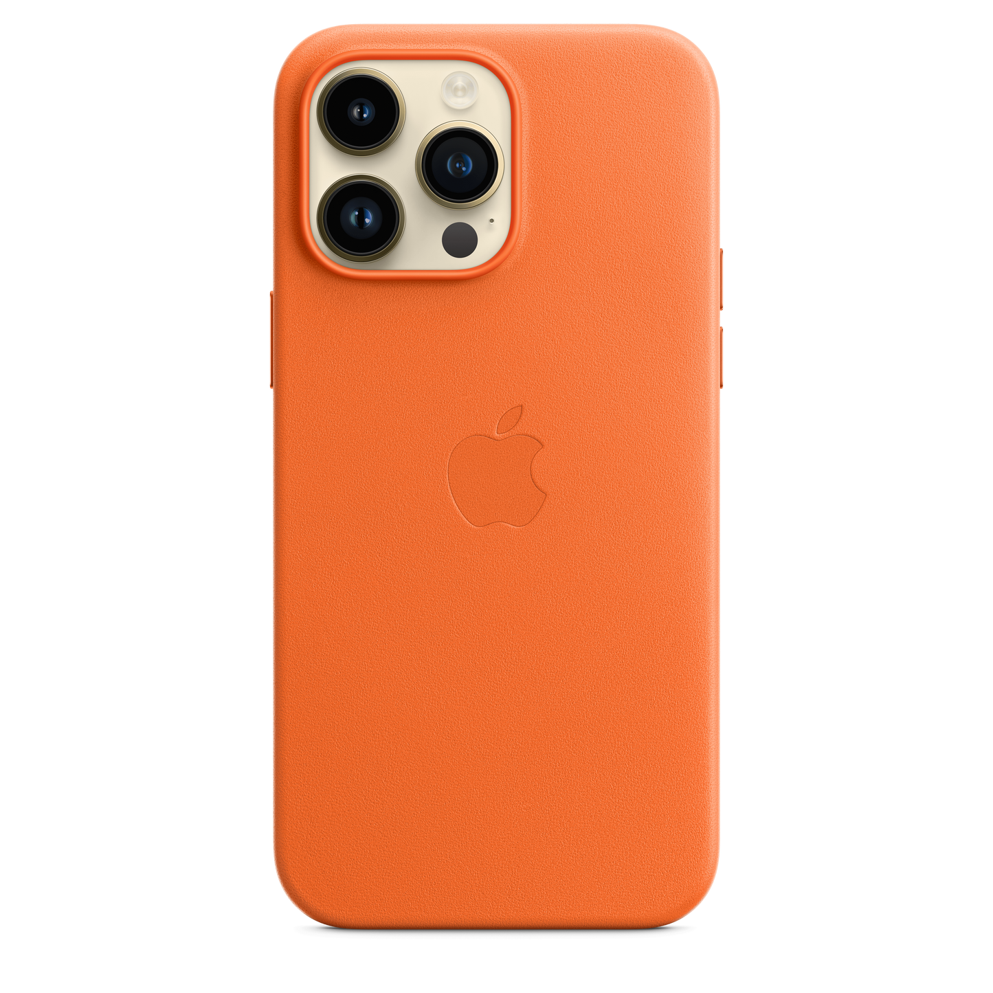 iPhone 14 Pro Max Leather Case with MagSafe - Orange