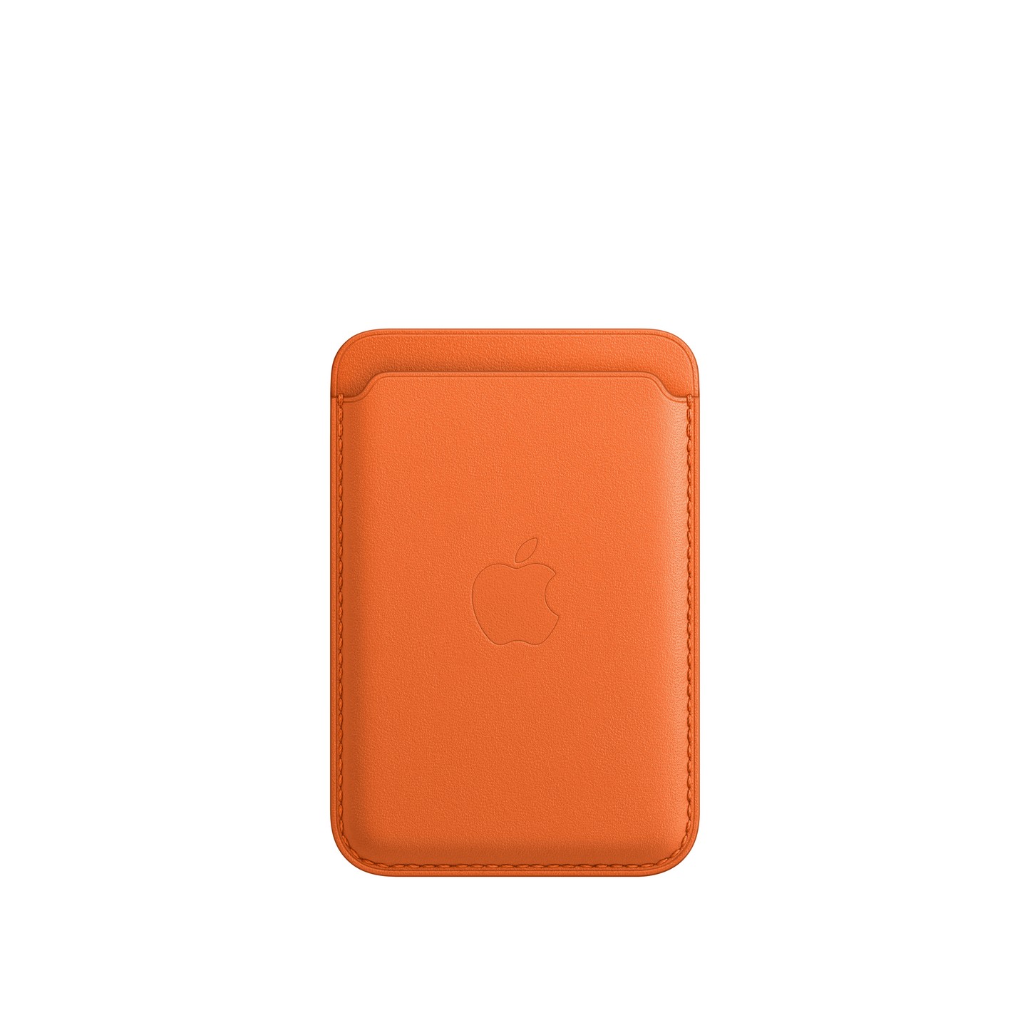 محفظة جلدية iPhone مع تقنية MagSafe - برتقالي